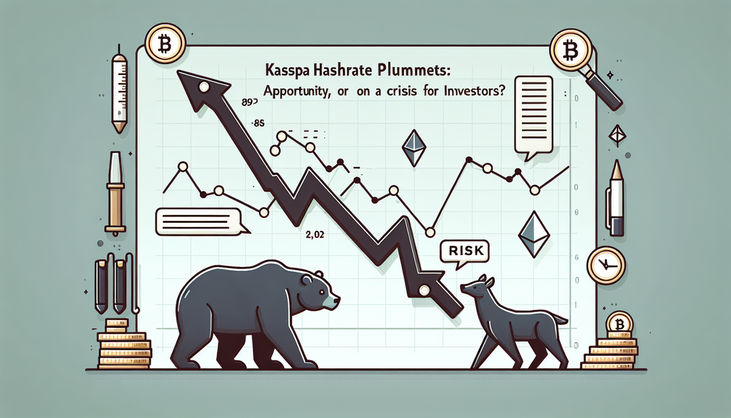 Kaspa 해시레이트 급락, 투자자들에게 기회일까 위기일까