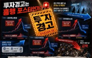 거래정지 투자주의 경고 확인법: 급등주 전 체크
