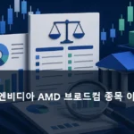미국 증시 엔비디아 AMD 브로드컴 종목 이슈 분석