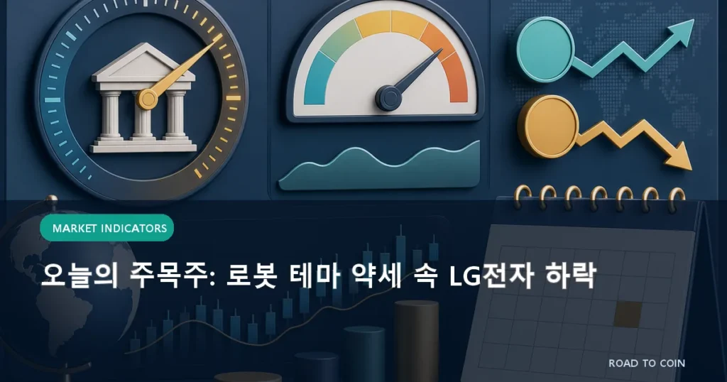 오늘의 주목주: 로봇 테마 약세 속 LG전자 하락