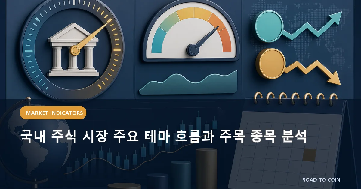 국내 주식 시장 주요 테마 흐름과 주목 종목 분석