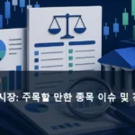 미국 주식 시장: 주목할 만한 종목 이슈 및 전망