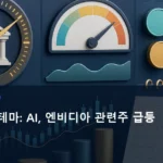 국내 주식 테마: AI, 엔비디아 관련주 급등
