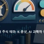 오늘의 국내 주식 테마: K-문샷, AI 과학자 등