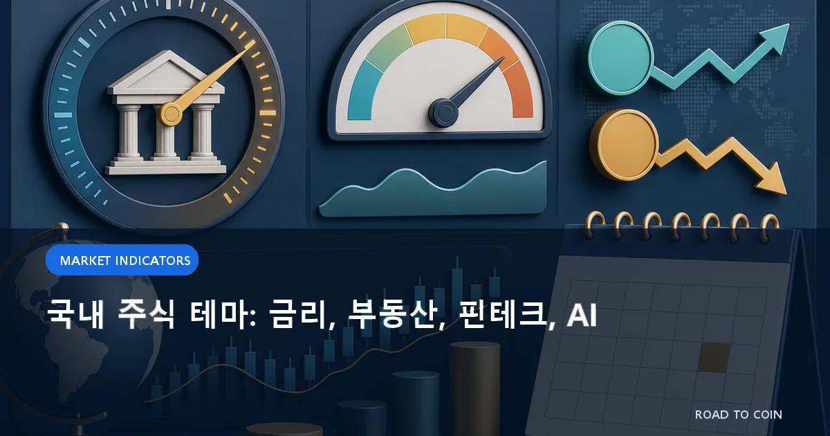 국내 주식 테마: 금리, 부동산, 핀테크, AI