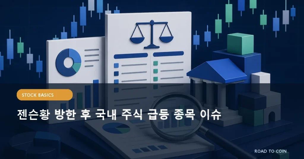 젠슨황 방한 후 국내 주식 급등 종목 이슈