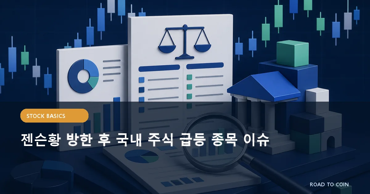 젠슨황 방한 후 국내 주식 급등 종목 이슈