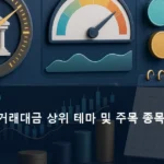 미국 장중 거래대금 상위 테마 및 주목 종목 총정리