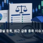 계약 수주 증설 종목, 최근 급등 종목 이슈 총정리