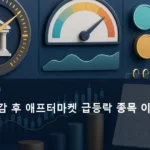 미국 장 마감 후 애프터마켓 급등락 종목 이슈