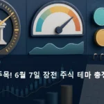 엔비디아 주목! 6월 7일 장전 주식 테마 총정리