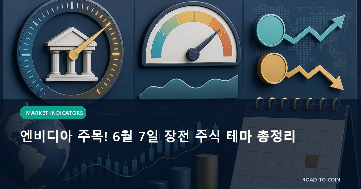 엔비디아 주목! 6월 7일 장전 주식 테마 총정리