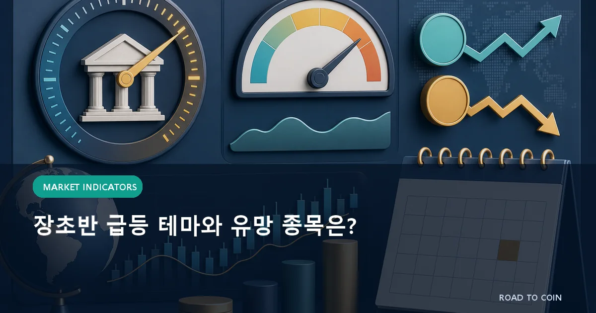 장초반 급등 테마와 유망 종목은?