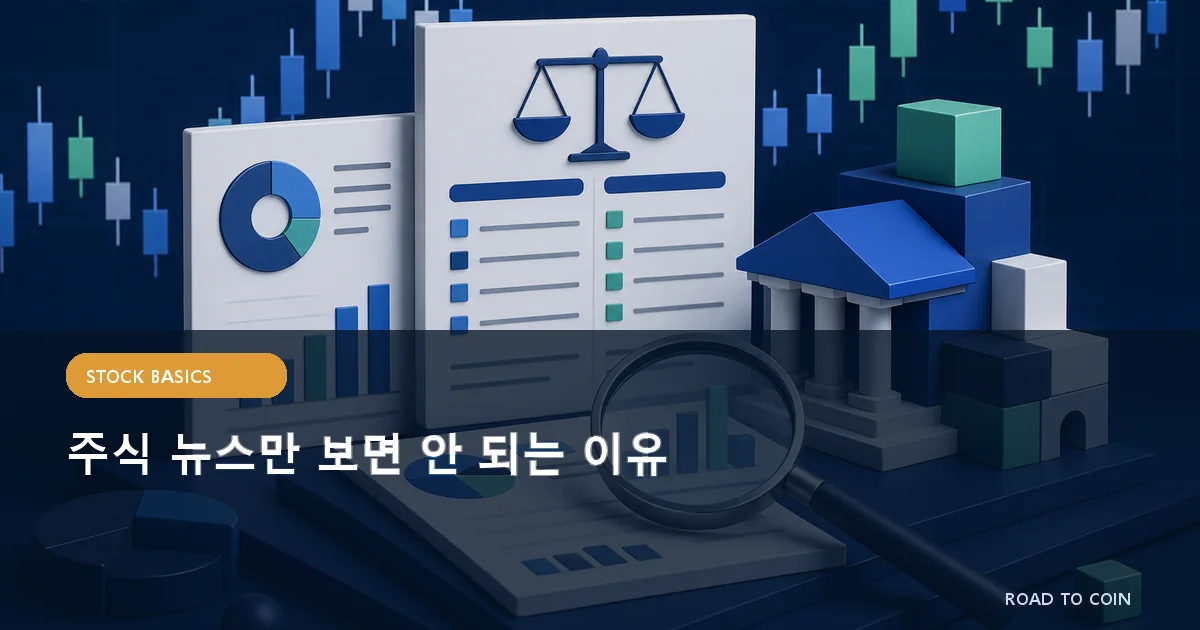 주식 뉴스만 보면 안 되는 이유