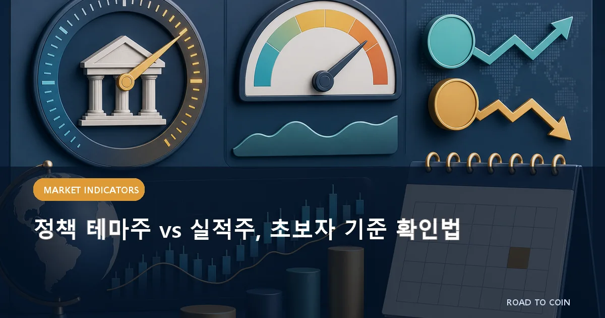 정책 테마주 vs 실적주, 초보자 기준 확인법