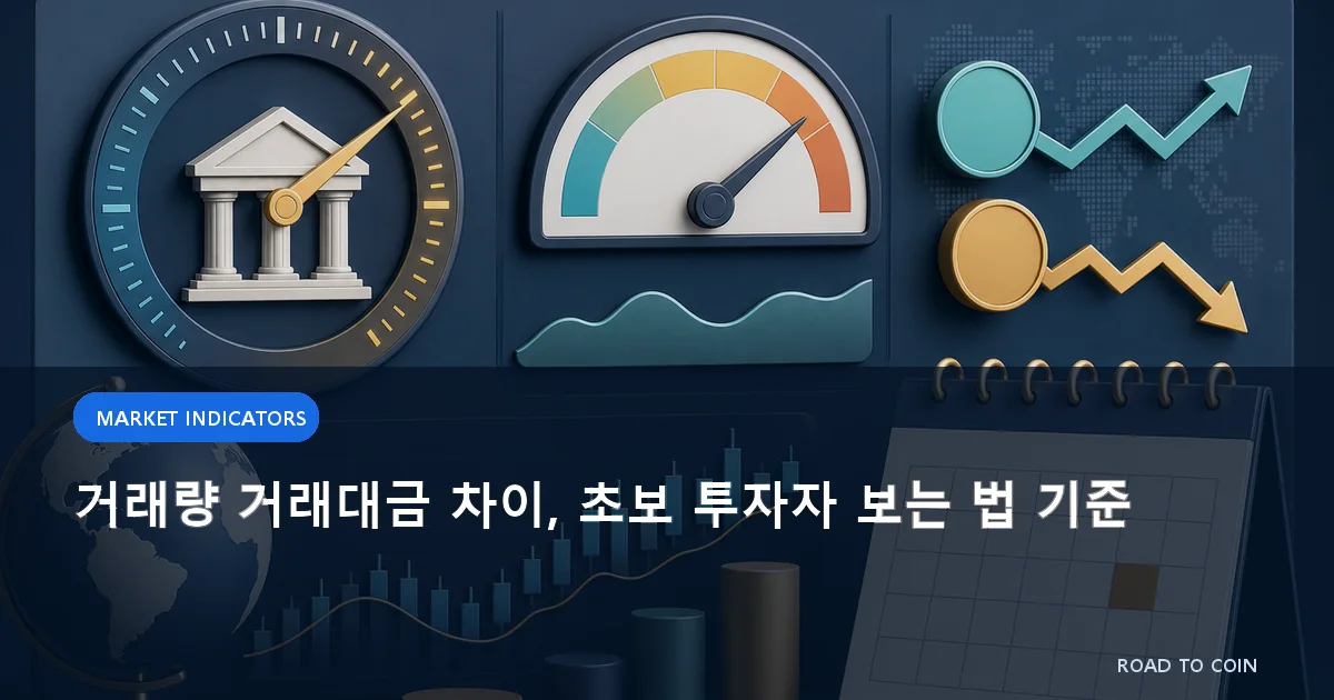 거래량 거래대금 차이, 초보 투자자 보는 법 기준