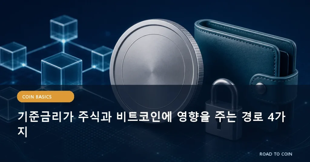 기준금리가 주식과 비트코인에 영향을 주는 경로 4가지