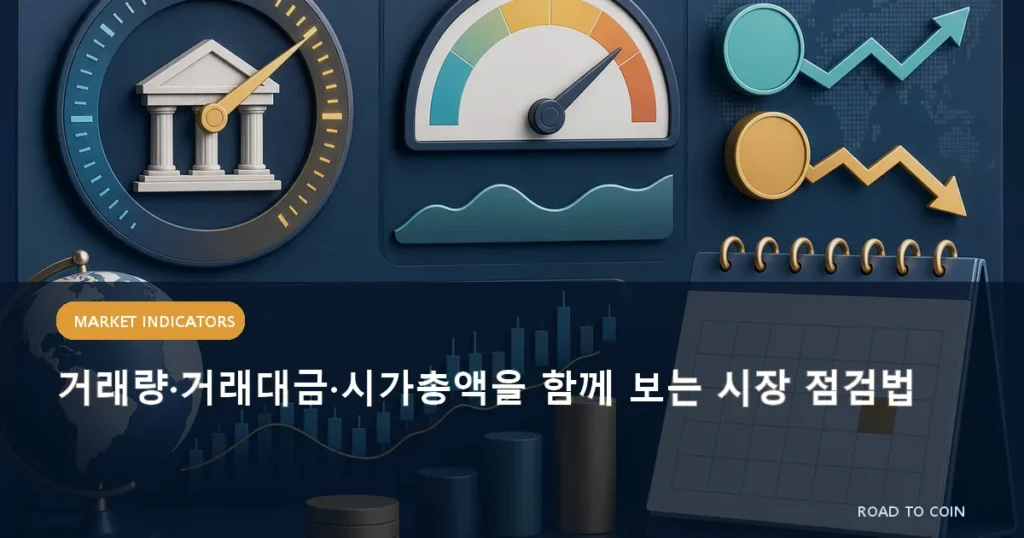 거래량·거래대금·시가총액을 함께 보는 시장 점검법