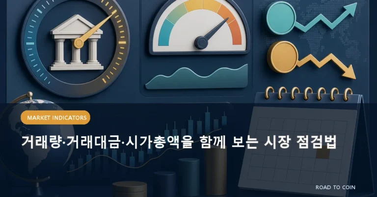 거래량·거래대금·시가총액을 함께 보는 시장 점검법